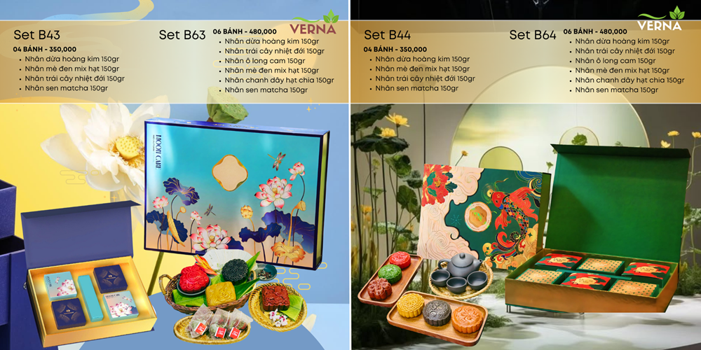 Bánh Trung Thu Healthy Verna - Nâng Tầm Sức Khỏe - Gìn Giữ Tinh Hoa