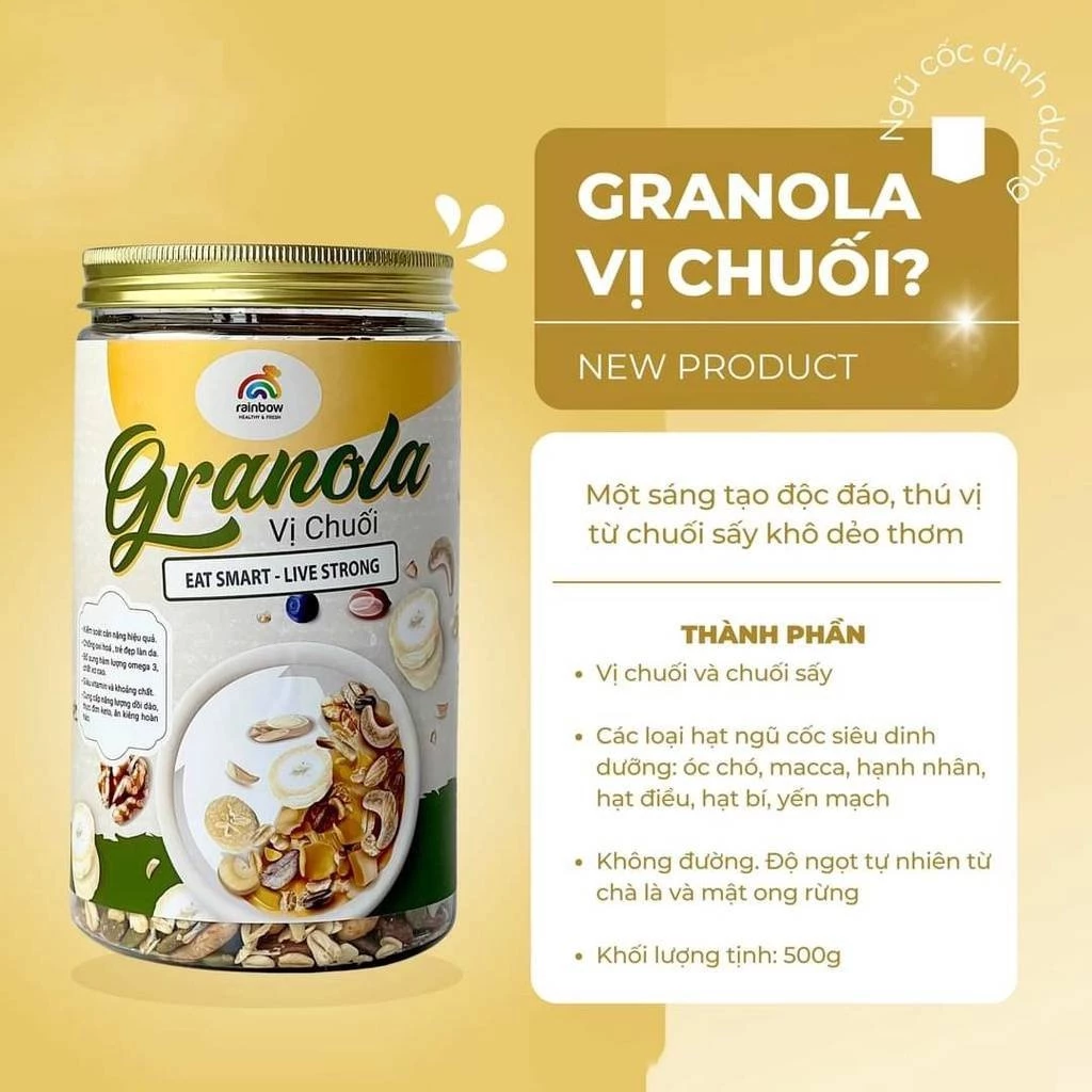 Granola chuối verna