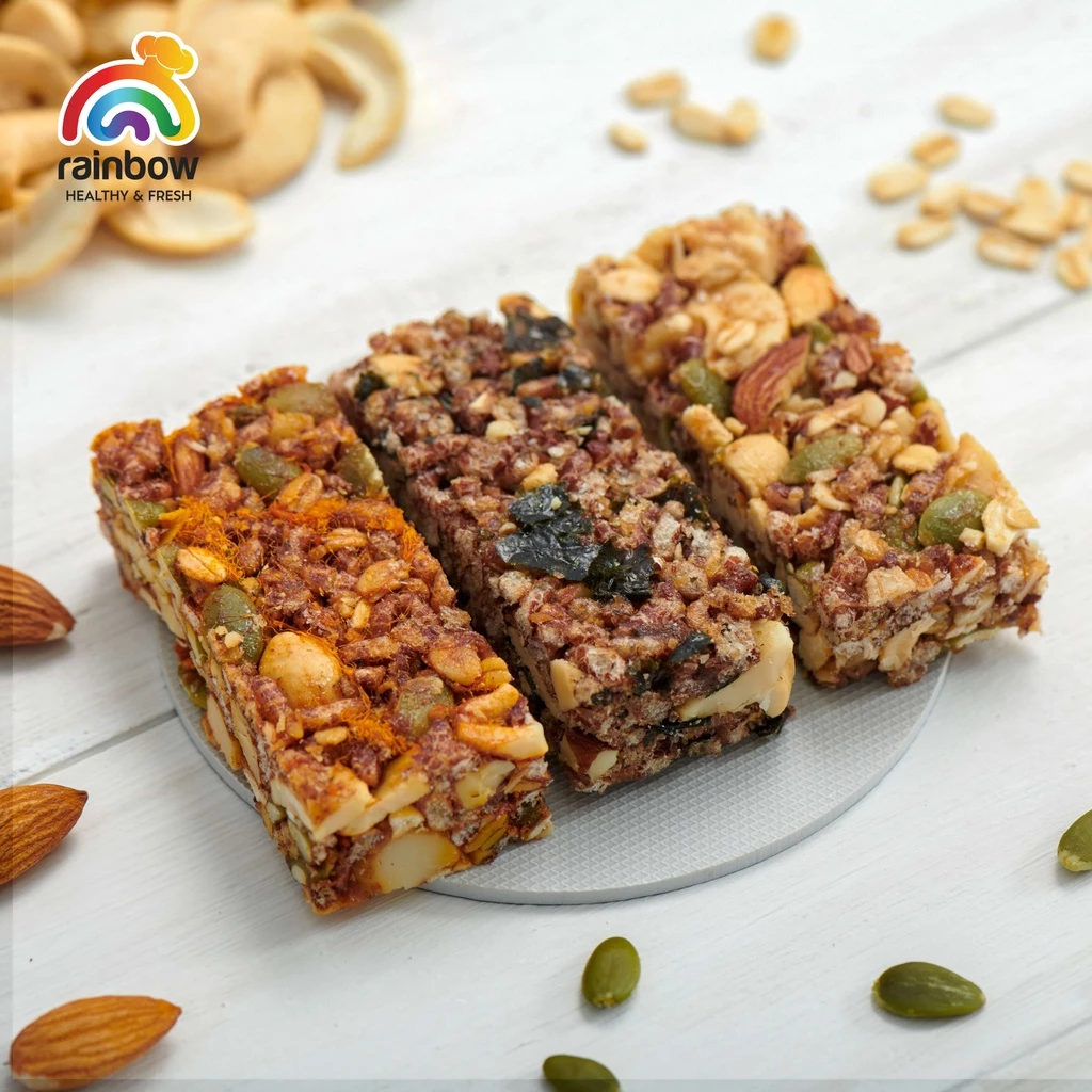 Bánh hạt gạo lứt rong biển