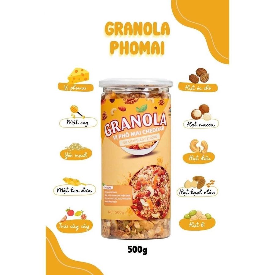 Granola verna phô mai