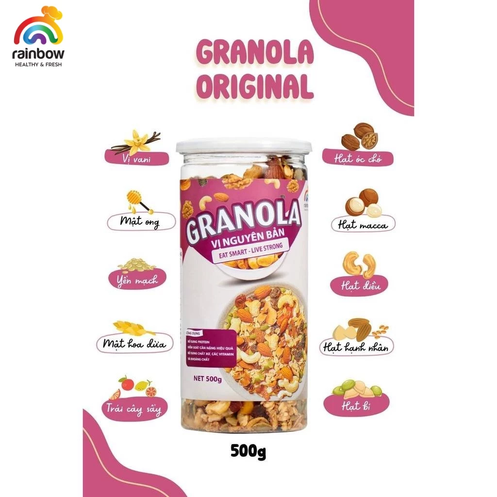 Hạt dinh dưỡng Granola vị nguyên bản