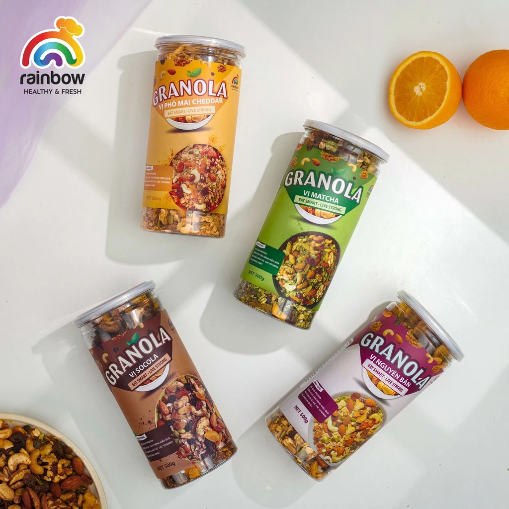 Granola Verna: Món ăn sáng hiện đại cho người bận rộn, gym & eat clean