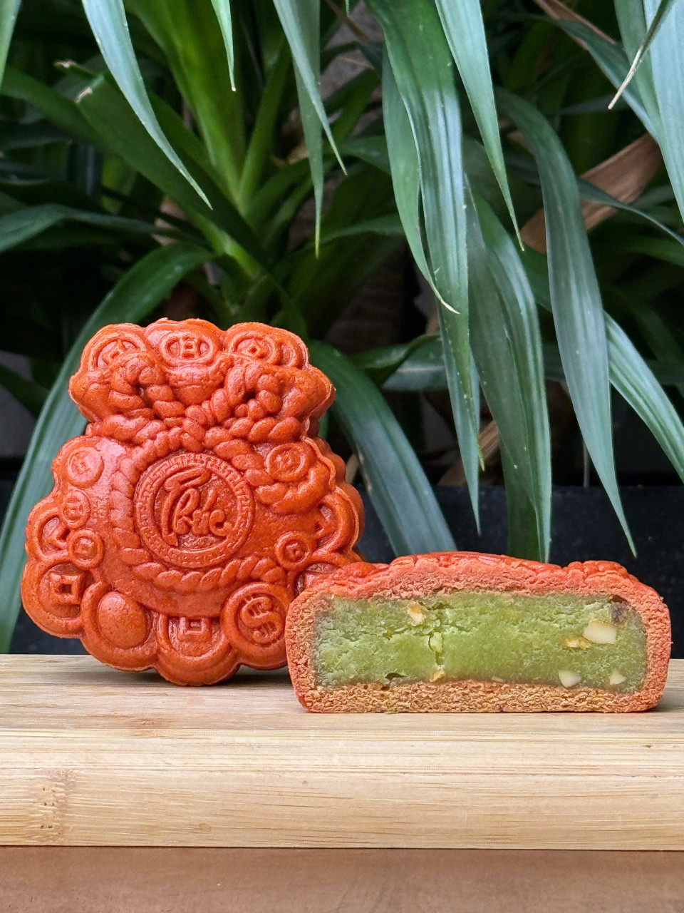 Bánh Trung Thu Healthy Cốm Bưởi Hồng