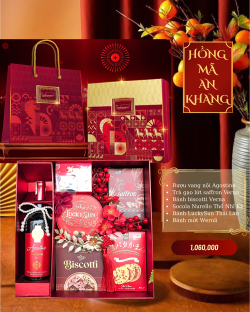 Hộp quà Tết Hồng Mã An Khang