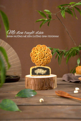 BN005 - Bánh Nướng - Mè Đen Tuyết Dừa